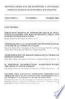 Mexican Journal of Economics and Finance