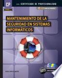 MF0959_2 Mantenimiento de la Seguridad en Sist. Inf.