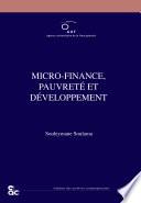 Micro-finance, pauvreté et développement