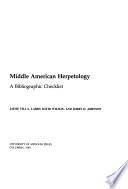 Middle American Herpetology