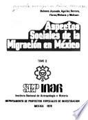 Migración municipal en México, 1960-1970: Aspectos sociales de la migración en México