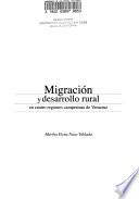 Migración y desarrollo rural en cuatro regiones campesinas de Veracruz
