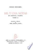 Mil y una notas