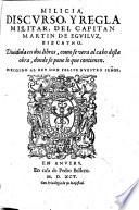 Milicia, discurso y regla militar