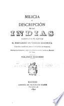 Milicia y descripción de las Indias
