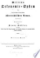 Militär-Ökonomie-System der kaiserlichen königlichen österreichischen Armee. 5