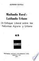 Minifundio rural: latifundio urbano