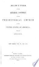 Minutes of the General Assembly of the Presbyterian Church in the United States of America