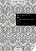 Misa a 8 «Cantate Domino canticum novum»