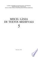 Miscel·lània de textos medievals