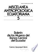 Miscelánea antropológica ecuatoriana