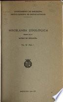 Miscelánea zoológica