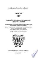 Miscelánea,bibliohermerografía, listados e índices