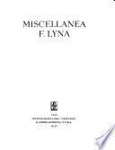 Miscellanea F. Lyna