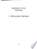 Miscellanea pompeiana