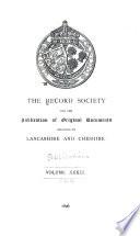 Miscellanies, Relating to Lancashire and Cheshire
