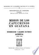 Misión de los capuchinos en Guayana