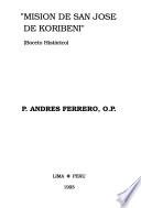 Misión de San José de Koribeni
