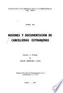 Misiones y documentación de cancillerías extranjeras