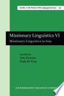Missionary Linguistics VI
