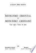 Misticismo oriental y misticismo cristiano