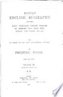 Modern English Biography