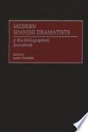 Modern Spanish Dramatists