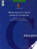 Modernización y lucha contra la corrupción 2004-2005