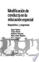 Modificación de conducta en la educación especial