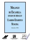 Molango de Escamilla estado de Hidalgo. Cuaderno estadístico municipal 1994