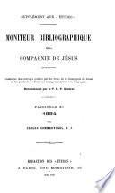 Moniteur bibliographique de la Compagnie de Jésus