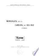 Monografía de la campaña de 1851-1852 (Caseros).