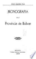 Monografía de la provincia de Bolívar