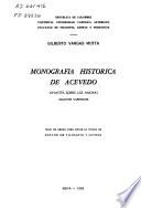 Monografía histórica de Acevedo
