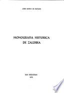 Monografía histórica de Zaldibia