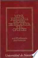 Mons. Josemaría Escrivá de Balaguer y el Opus Dei