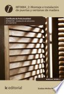 Montaje e instalación de puertas y ventanas de madera. MAMS0108