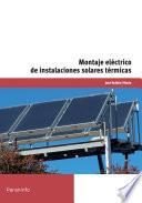 Montaje eléctrico de instalaciones solares térmicas