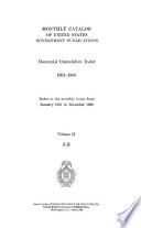 Monthly Catalog of United States Government Publications