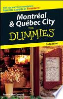 Montral & Qubec City For Dummies