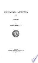 Monumenta Mexicana: 1590-1592