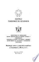 Morfologia urbana y propiedad immobiliaria
