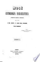 Mosè (sotto la direzione di G.E. Levi). Anno 1-8