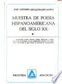 Muestra de poesía hispanoamericana del siglo XX