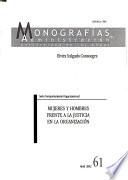 Mujeres y hombres frente a la justicia en la organización