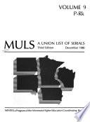 MULS, a Union List of Serials