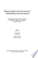 Musical Cultures of Latin America
