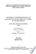 Mutaciones y transformaciones de las sociedades del sur de Europa en el umbral de los años ochenta