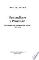 Nacionalismo y peronismo
