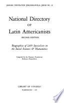 National Directory of Latin Americanists